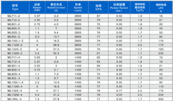 ML series two-value capacitor asynchronous motor